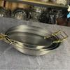 201 Stainless Steel Non-stick Small Hot Pot with Alcohol Stove, Induction Cooker Compatible, Double Ear Design
