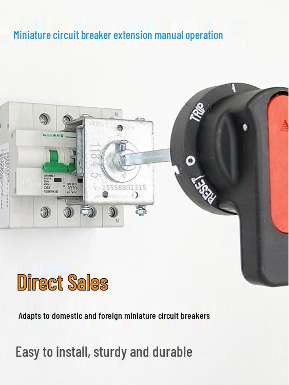 Explosion-Proof Mini Circuit Breaker DZ47S IC65EA9 NXB-63 with Manual Rotary Handle
