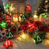 1/3M Christmas Decorative Lights String Christmas Balls Stars Garland Battery-operated Garland Xmas Tree New Year Home Decor