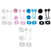 6Pcs Straw Cover Cap Square Leak-Stopper Round Lid-Stopper Plug Silicone-Stopper