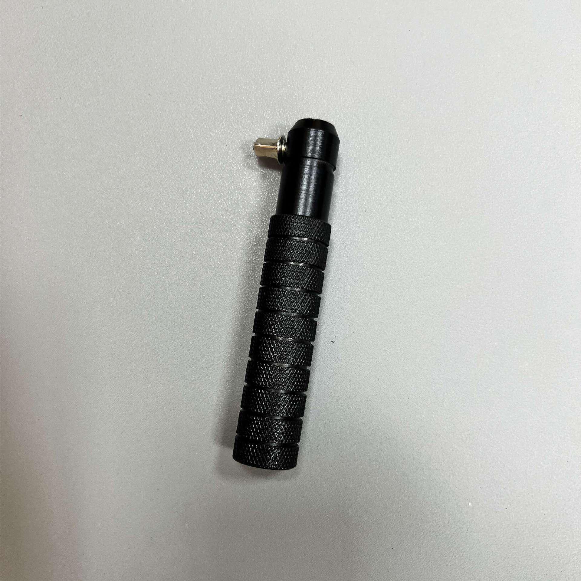 Jazz Drum Cymbal Stand with Accessories: Weight, Dart Piece, Hanging Cymbal, and Wiping Rod. чёрный