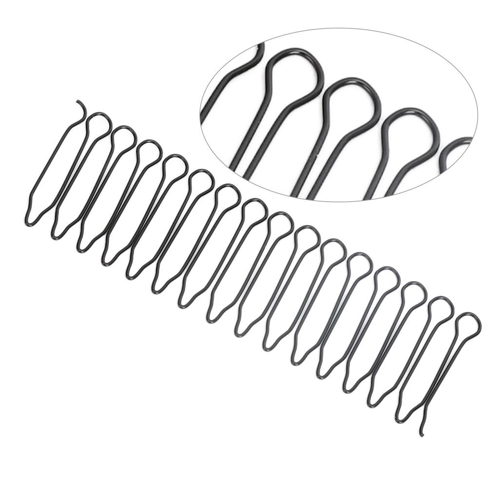 9 Stück U-Form Haar-Finishing-Fixierkamm Stretch Unsichtbar Flexible Haar-Finishing-Fixierclips für Frauen Mädchen