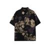 Loose Beachwear Shirts Men V-neck Short Sleeve Shirts All Match Women Flower Blouse  Summer