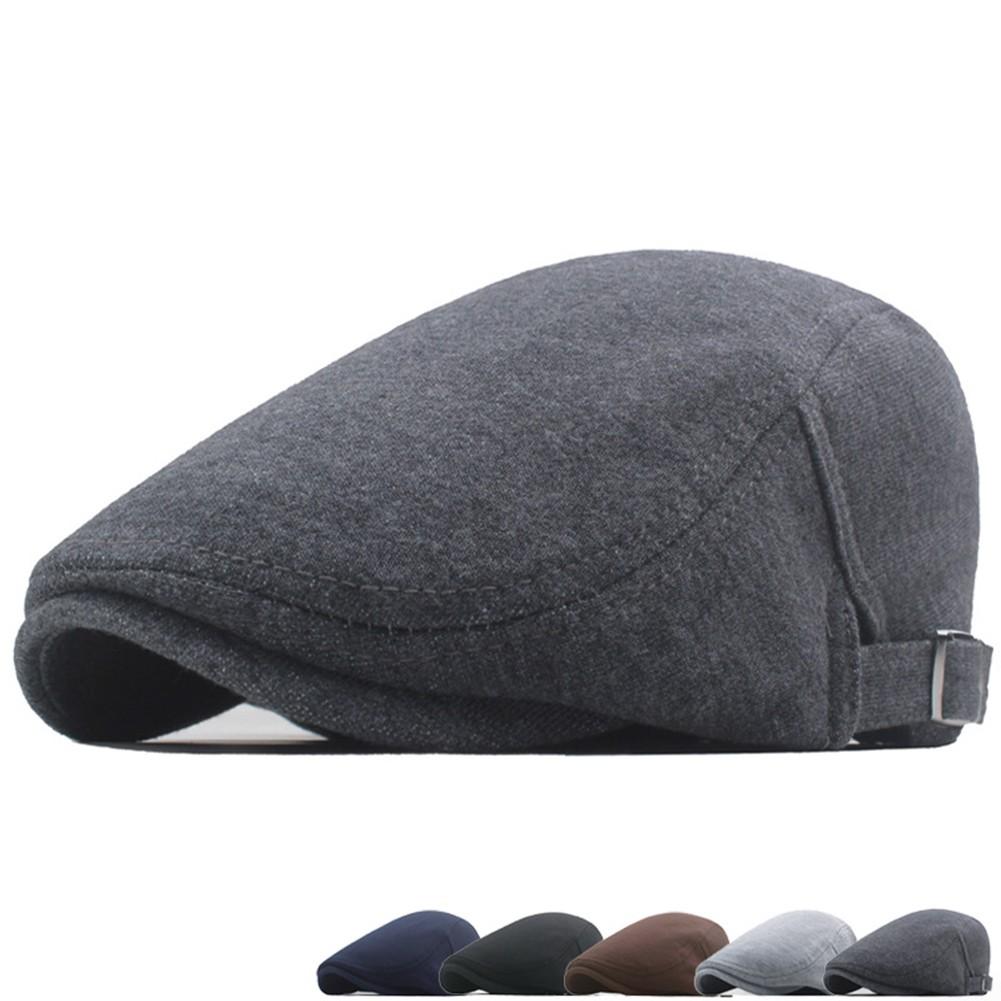 

Регулируемая мужская шляпа Baker Boy, осенняя черная повседневная кофейная шляпа