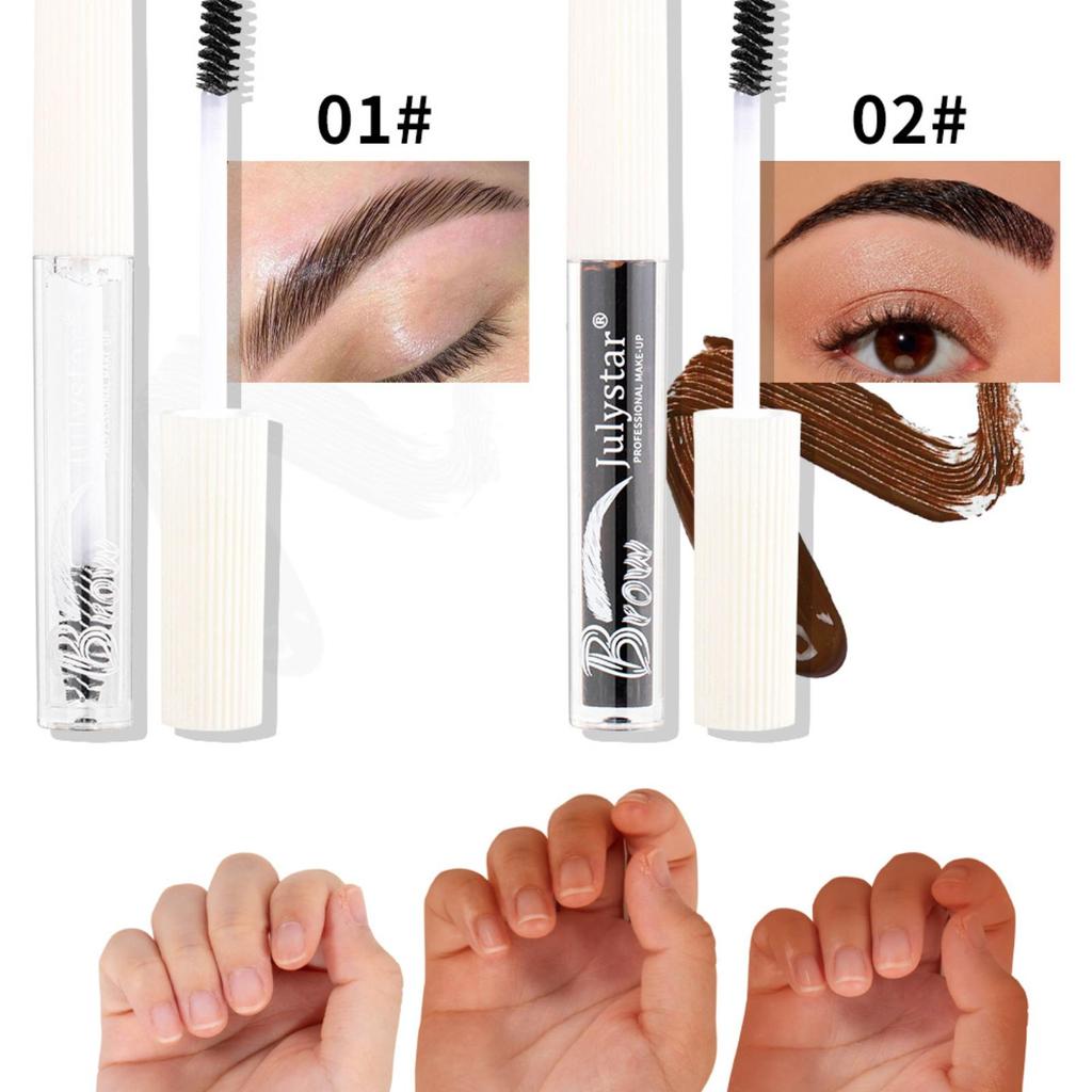 Lichidul pentru coafare pentru sprâncene este rezistent la apă, nu se pete, stabilește de lungă durată, rezistent la apă, lichid natural tridimensional, cu uscare rapidă.