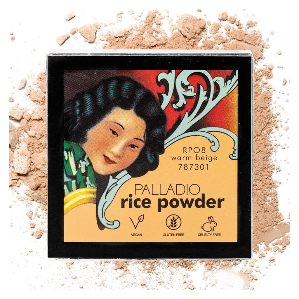 Palladio Rice Flour, Warm Beige RPO8, 0.60 Oz (17 G)