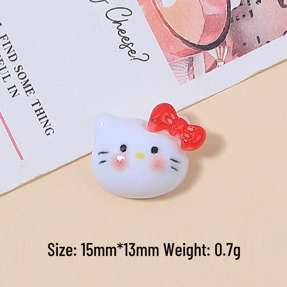 Mini Animal Cartoon Handmade Resin Jewelry Hair Clip DIY Accessories
