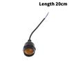 Outdoor Waterproof E27 Lamp Holder with Power Cord Socket Industrial Farm Screw String Light Connector 20/30/50/100/200CM