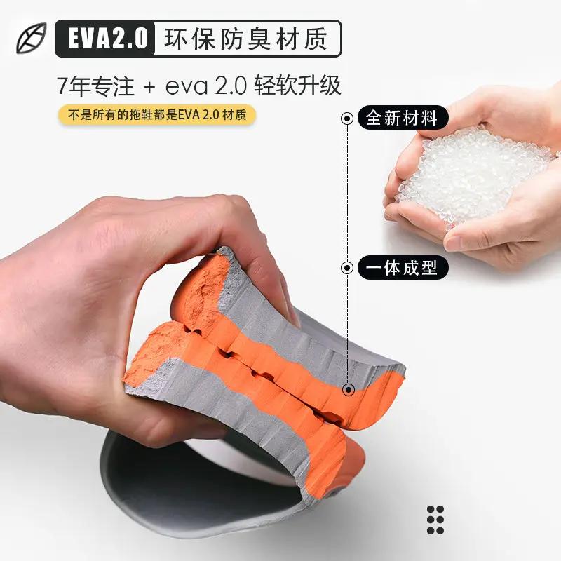 Pánské značkové pantofle Velká velikost 51 Pánské pantofle Běžná obuv Protiskluzové Skluzavky Koupelna Léto Plážové sandály EVA měkká podrážka