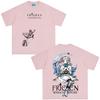 Japanese Anime Frieren Beyond Journey's End Men Women Tshirts Summer Casual Harajuku Short  Sleeves T-shirts Summer Couple Tops