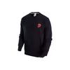 Embroidered Logo Casual Crewneck Long-Sleeve Sweatshirt for Men