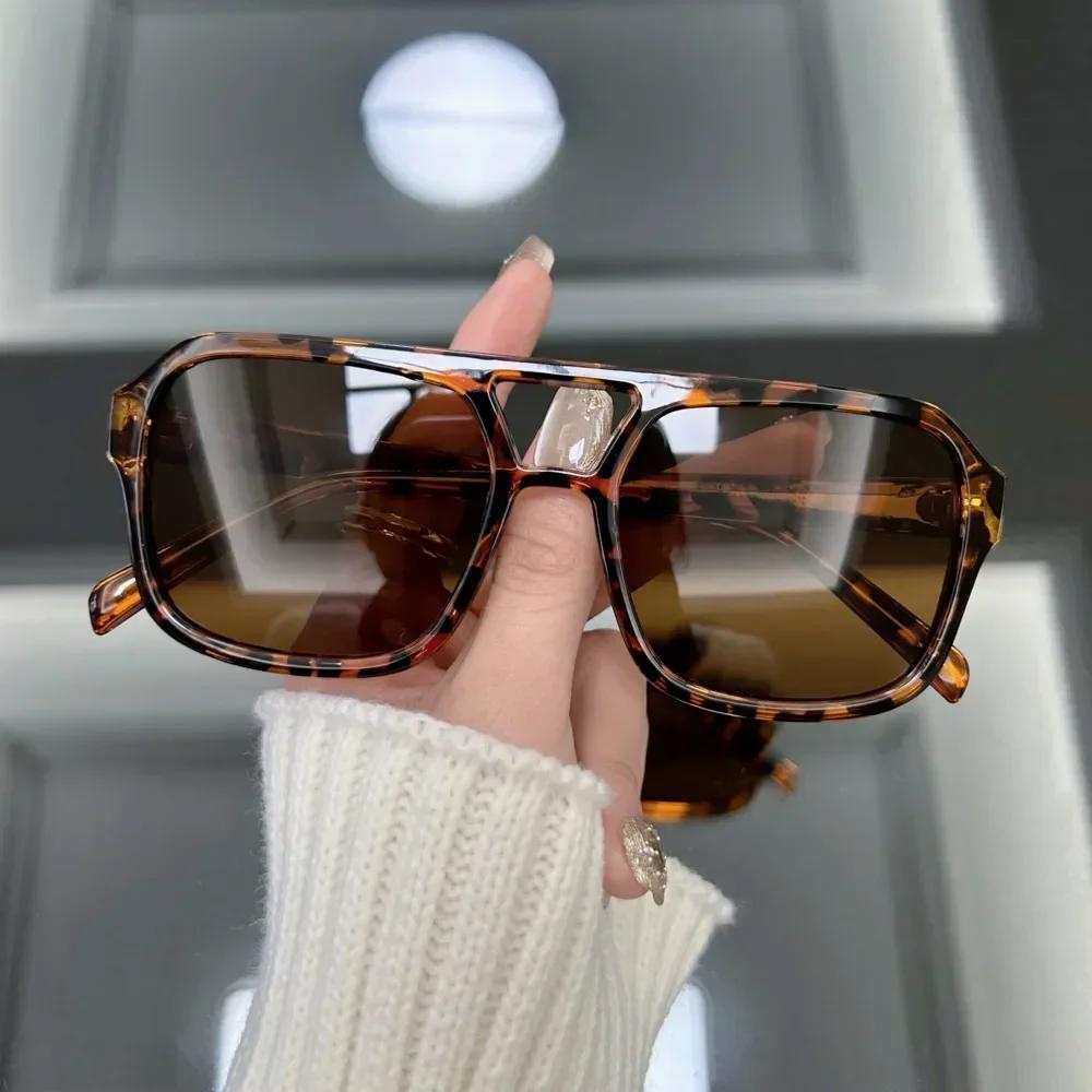 Vintage Square Sunglasses Women  Designer Retro Sun Glasses Female Shades Mirror Fashion Outdoor