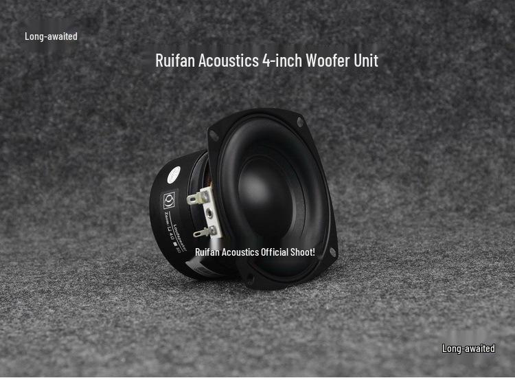 Subwoofer HiFi da 4 pollici: Altoparlante con Corsa Lunga, Escursione Profonda e Bassi Potenti