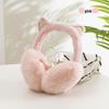 Women's Fleece-Lined Foldable Cat Ear Earmuffs – Warm and Stylish Winter Protection