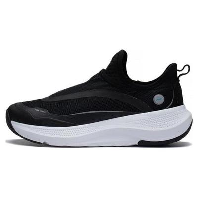 Li Ning SOFT GO Reflective Slip Resistant, Abrasion Resistant, Breathable Low Top Casual Shoes Women's Black AGLT106-2