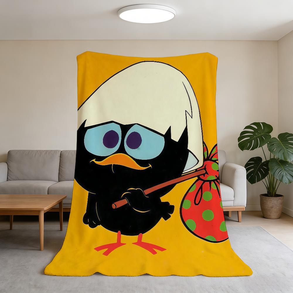 Cartoon Cute C-Calimero Blanket Flannel Warm