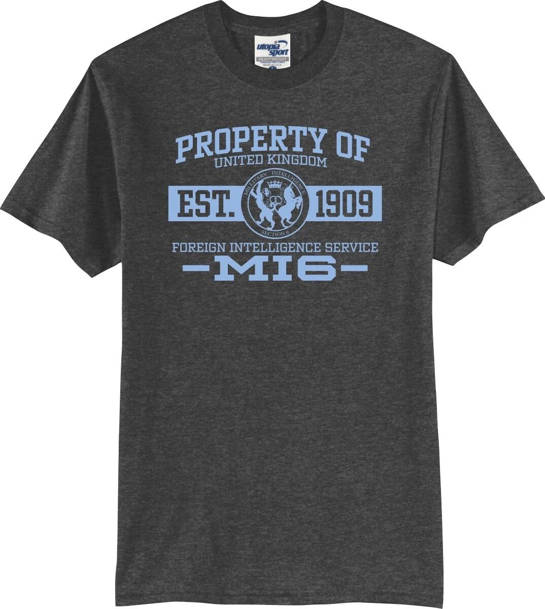 Property of MI6 Foreign Intelligence Service Unisex T shirt (S-5X) 2XL