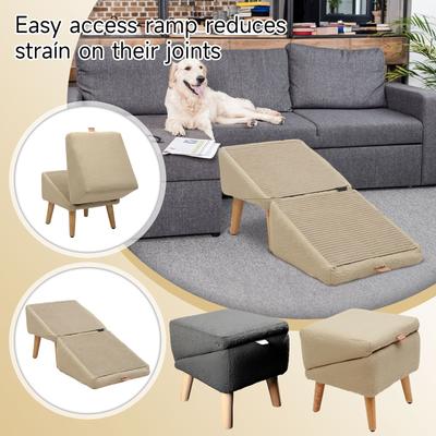 Integrated Dog And Footstool, Sofa Height, Gentle Incline