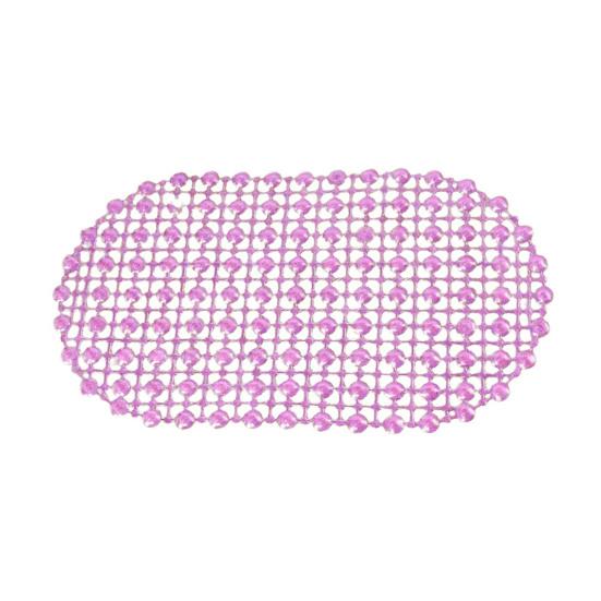 Protiskluzová podložka do vany s přísavkami, omyvatelná koupelnová předložka s drenážními otvory pro vanu, koupelnu, sprchový kout