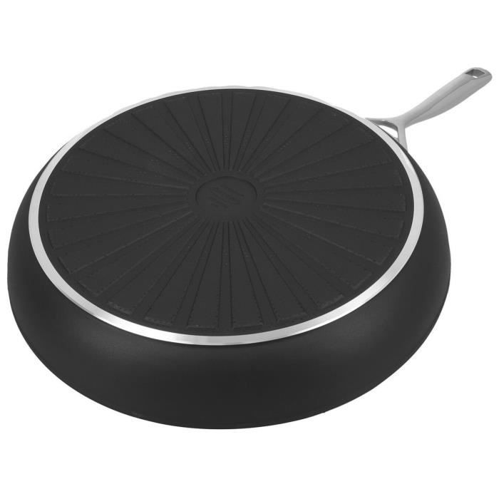 DEMEYERE - Alu Pro 5 - Poêle Antiadhésive, 32 cm, Aluminium, Noir Argenté