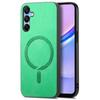 For Samsung Galaxy A15 4G/A15 5G Leather Back Case Compatible with MagSafe Skin-Touch Phone Cover