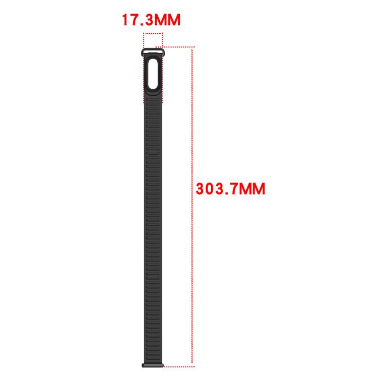 Metal Buckle Wave Texture Silicone Watch Band for Google Fitbit Air Replacement Strap