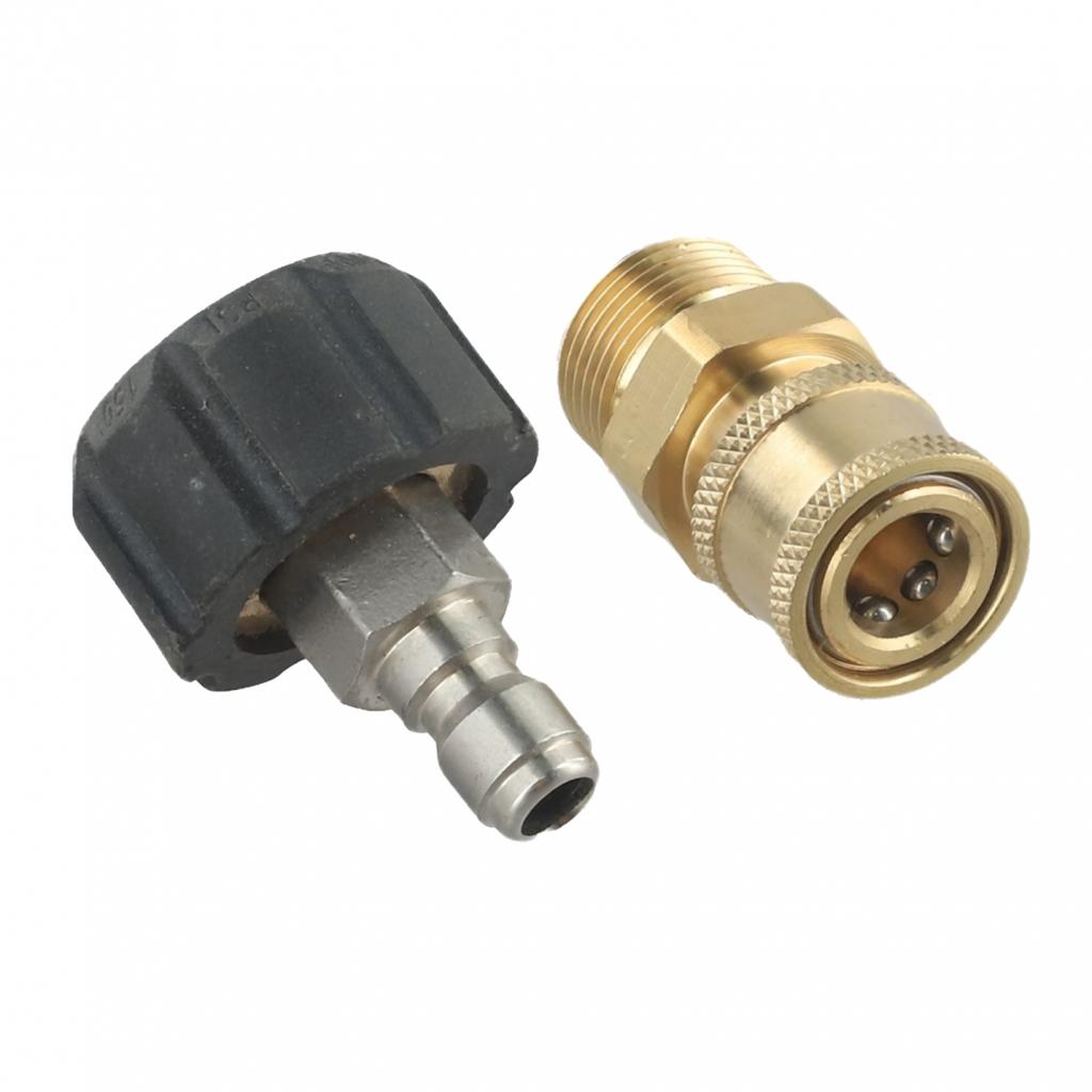 Wysokiej Jakości Zestaw Adapterów do Myjki Ciśnieniowej 14mm 15mm Akcesorium