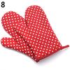 1Pc Dots Grids Print Oven Mitt Heat Resistant Protector Kitchen Holder Glove