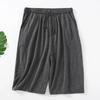 Tamanho Grande 7XL 8XL Calções Casuais para Dormir para Homem Calções de Pijama Casuais de Modal para Homem Calções de Praia de Cinco Pontos Macios de Verão Masculino