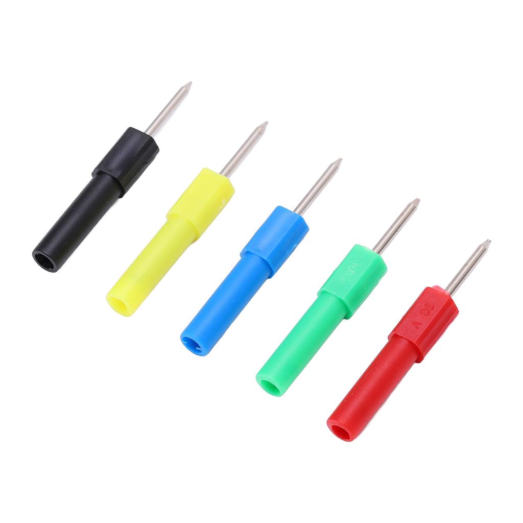 2 Sets J.20013 Multimeter Testing Probes 4mm Safety Socket 5 Colors Maintenance Tools