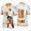 2026Japanese Anime Football Jersey Dragon Ball Men/Women Oversize Tshirt Summer  Sport Breathable Bandai Cosplay Tshirt