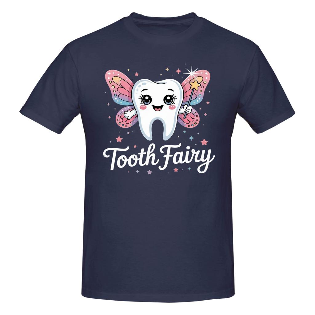 Piece Funny Tooth Funny Graphic Cotton TShirt Tooth Fairy Tees Tops For Unisex
