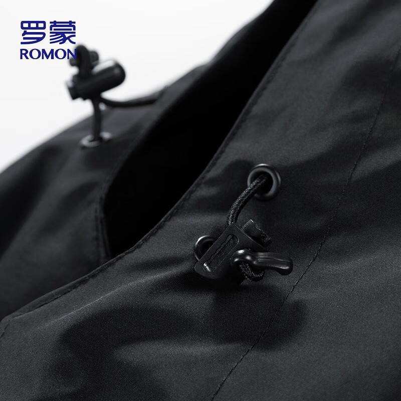 ROMON Men's Hooded Business Casual Jacket E29