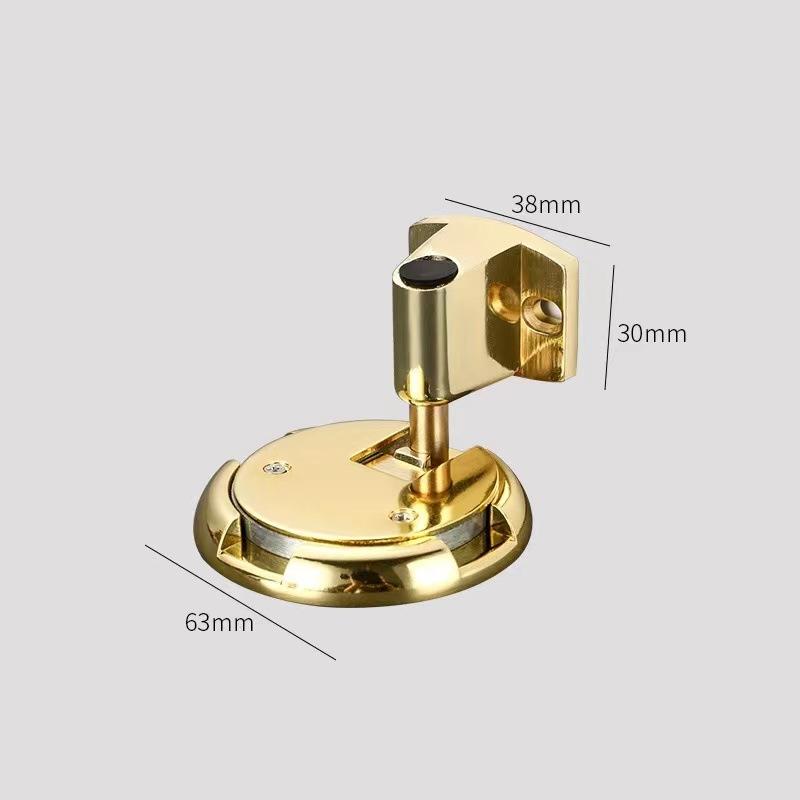 Adesivo a terra in lega di zinco senza foratura fermaporta camera da letto autobloccante anticollisione non magnetico porta invisibile collisione