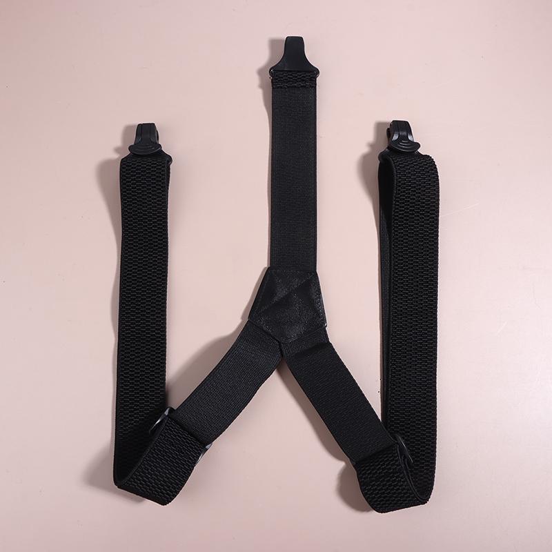 Heavy Duty Work Suspenders For Men Wide Y-Back With 3 Plastic Gripper Clasps Adjustable Elastic Trouser Pants Braces