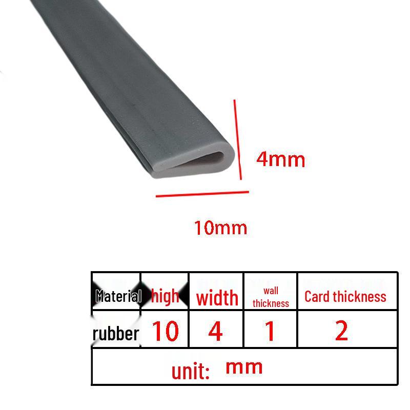 U-Shaped Rubber Anti-Collision & Edge Sealing Strip