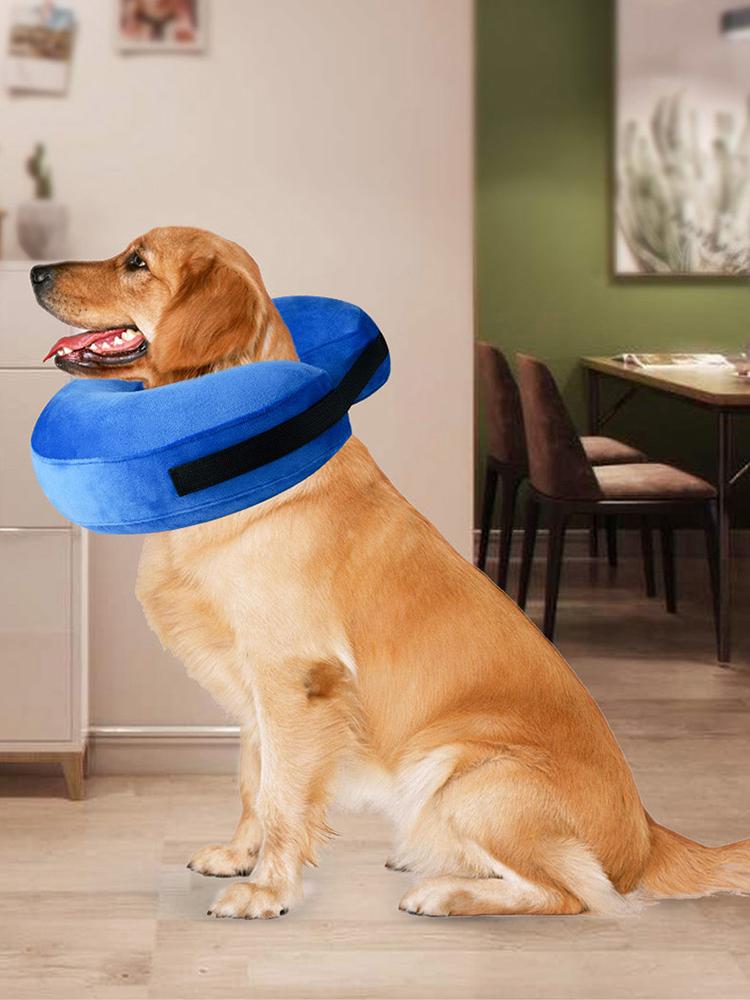 Inflatable Cat E-collar Healing Protective Dog Neck Cone Recovery Anti-bite Pet Supplies Anti Lick Surgery Wound
