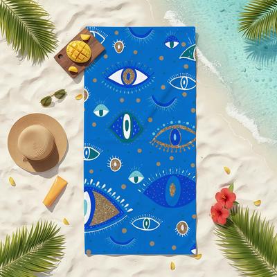 Eye of the Demon Towel Sports Quick Dry Travel Camping Sandproof Soft Light Large Beach Towel