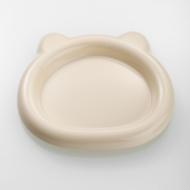 Pet Plates, Snack Plates, Household Bone-disposal Dishes, Dining Table Bone Plates, Household Snack Plates, Fruit Plates, Melon Seeds Plates кремовый