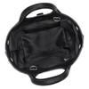 Longchamp Le Roseau Bamboo Closure Detachable Adjustable Shoulder Strap Leather Shoulder Crossbody Handbag Women Handbag Black 10278HFP001