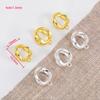 1/2Pcs Copper Dangle Bracelet Clasps DIY Necklace End Clasps Slant Clasp Bead Setting Clasp Multi Functional Jewelry Accessories