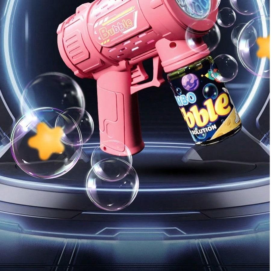 10 Hole Electric Bubble Machine Gun Kids Toys, Bubble Gun With Bubble Liquid, Colorful Lights And Thousands Of Bubbles, Summer Outdoor Beach Toys