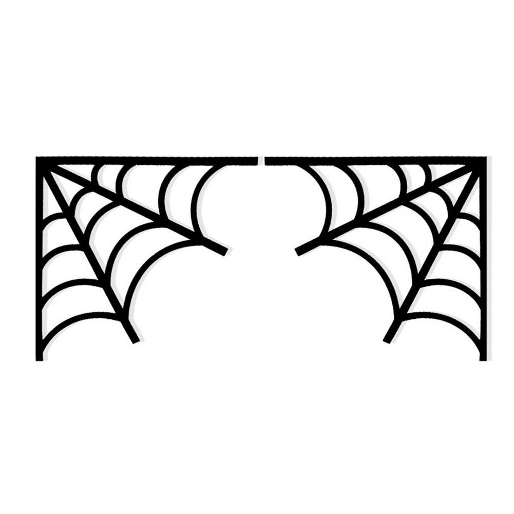 Door Corner Wooden Ornament Halloween Door Hanging Corners Sign Spooky Bat Spider Web Halloween Door Corner for Indoor