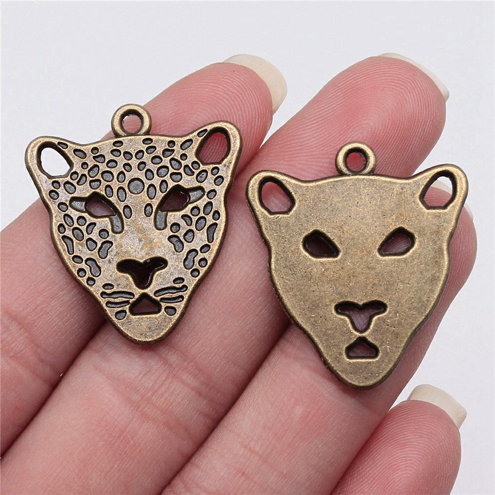 Charms Tiger Lion Wolf Pendants Kids' Jewelry Materials QC131