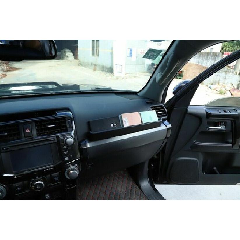 Passenger Armrest Storage Box Tray Organizer For 4Runner 2014+ Black Accessories