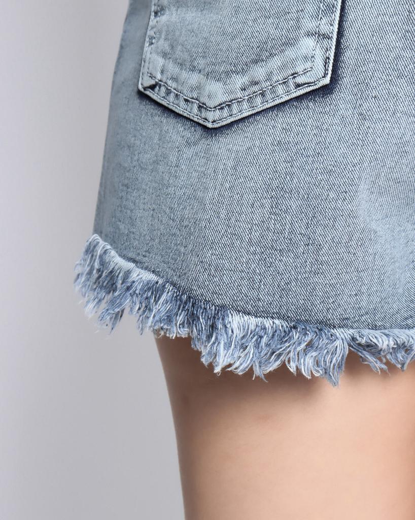 Kulsiseu Cs Cat Fringe Shorts-052