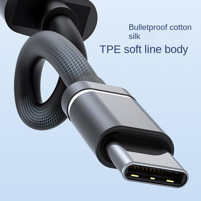 4 In 1 USB C Hub Type C Splitter USB C to USB2.0/USB3.0/PD Multiport Adapter for Laptop Cellphone Tablet Accessories