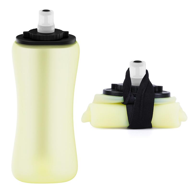 Cycling Water Bottle Mountain Bike Water Bottle Outdoor Portable Squeezing Large Capacity Folding Sports Running Water Bottle