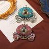 SKEDS Creative New Women Girls Elegant Crystal Heavy Industry Castle Brooch Pin Fashion Exquisite Lady Rhinestone Badges