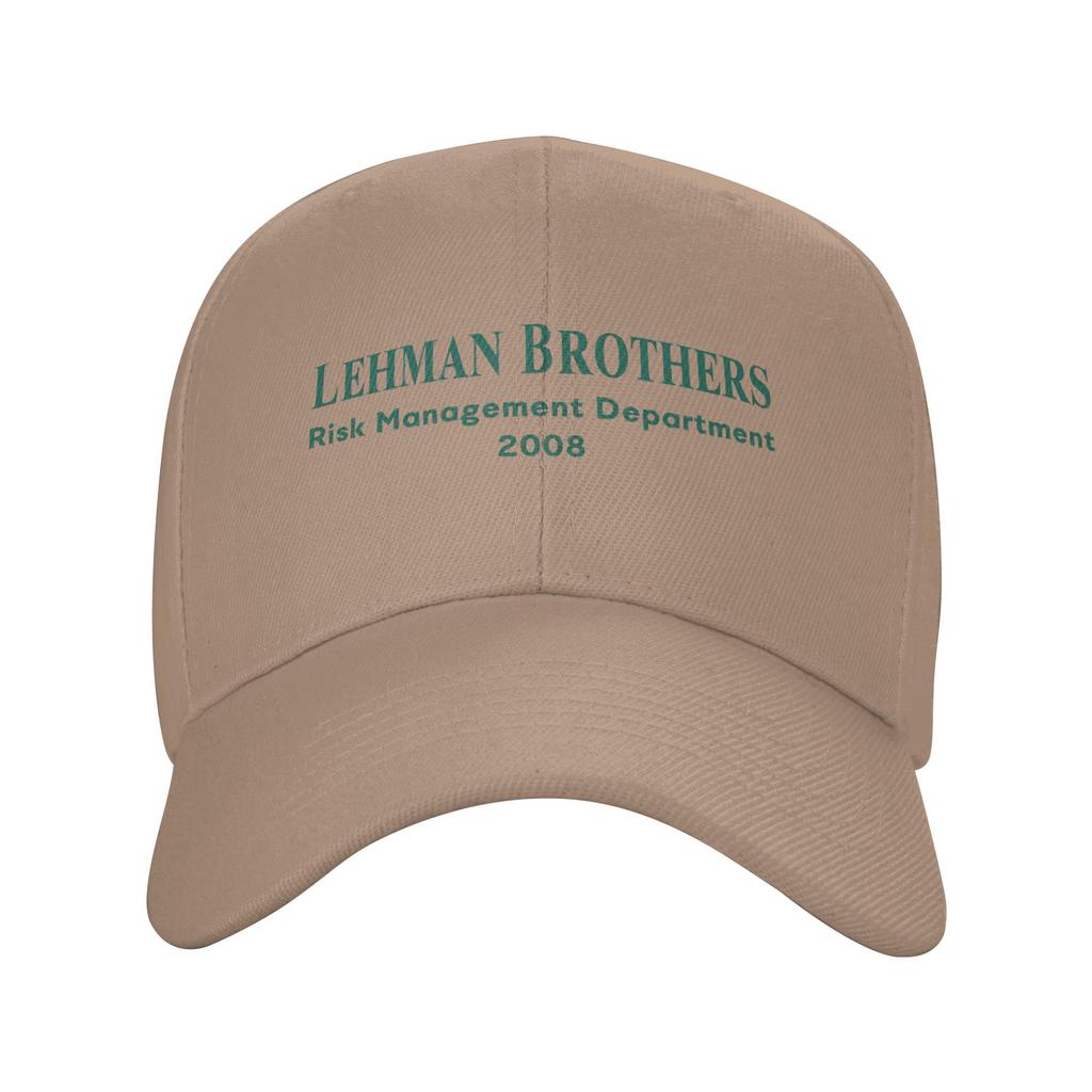 Lehman Brothers Risk Management Department 2008 Baseball Cap Street Style Men Trucker Hat Sun Visor Design Fishing Baseball Caps